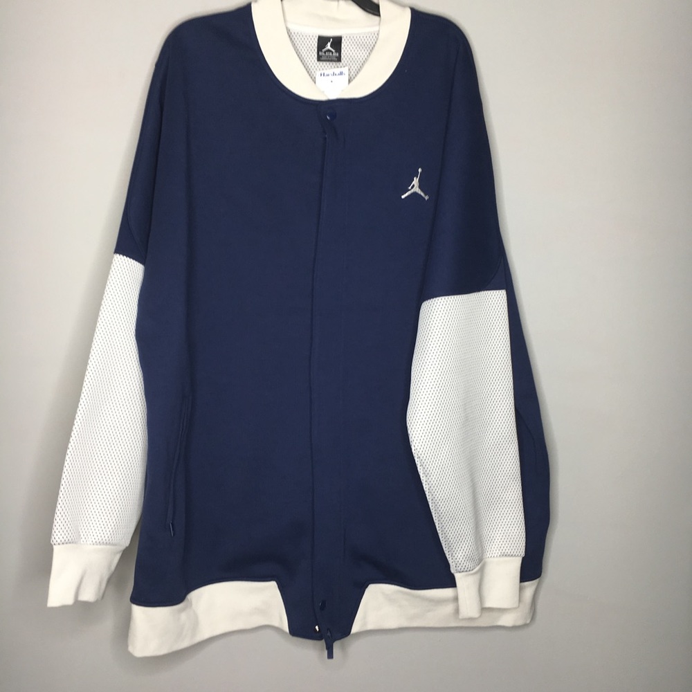 NWT Men's Jordan colorblocked Mesh varsity jacket